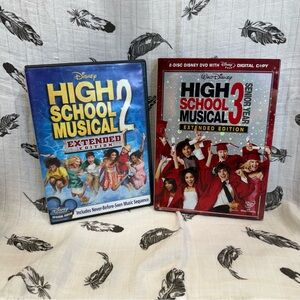Disney High School Musical 2 & 3 DVD’s - Extended Editions